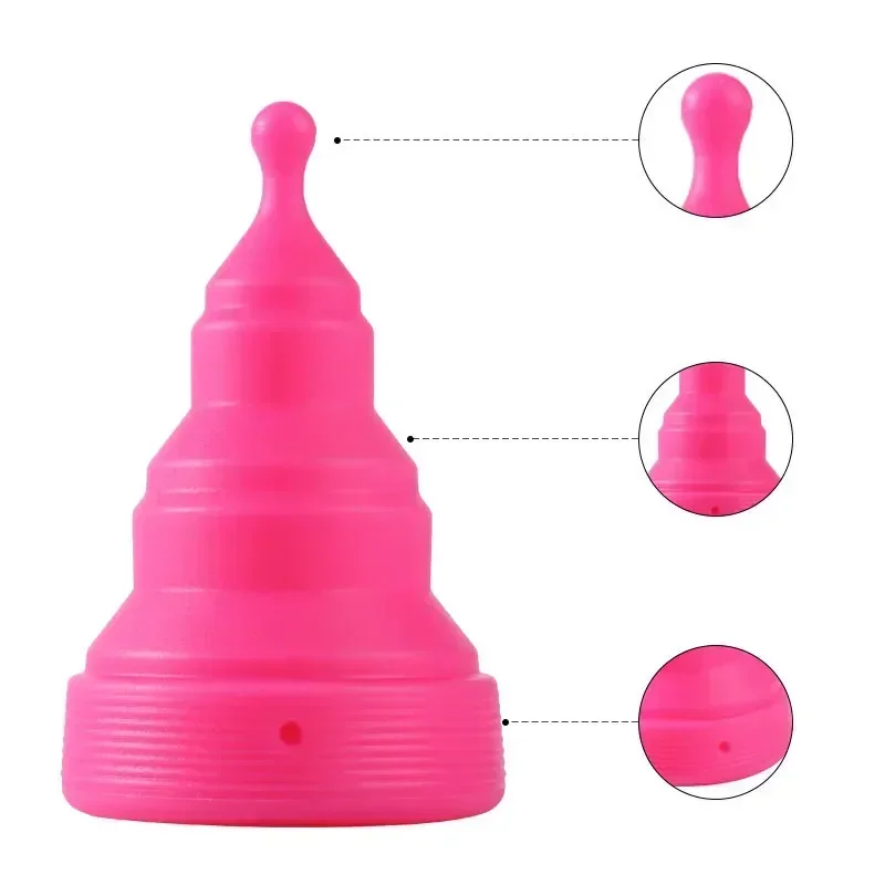 Foldable Menstrual Cup Reusable Menstrual Supplies Women's Health Care Saving Environmental Protection 4 Colors Menstrual Cups