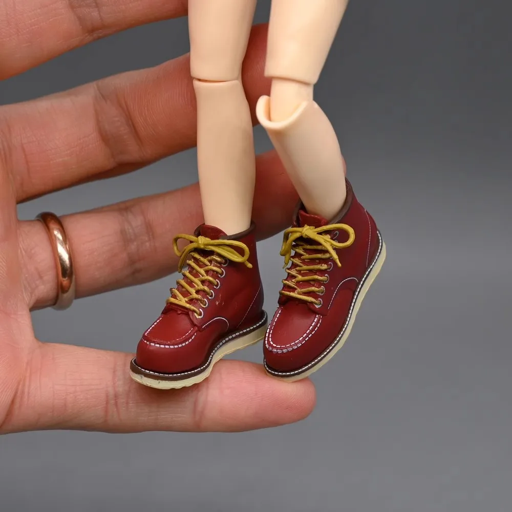 

Snail 1/12 12 Points Aisi 3.0 Beiming Doll Clothing Accessories Work Boots High Top Leather Shoes Fit Bjd Body In Stock