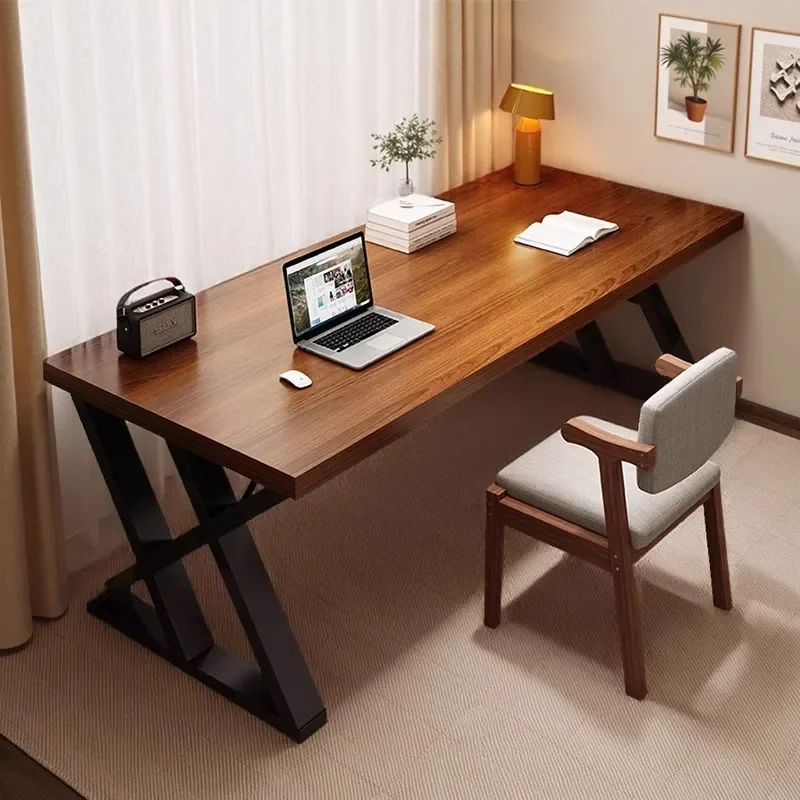 Solid wood leg desk Bedroom home reading desk Desktop student writing table