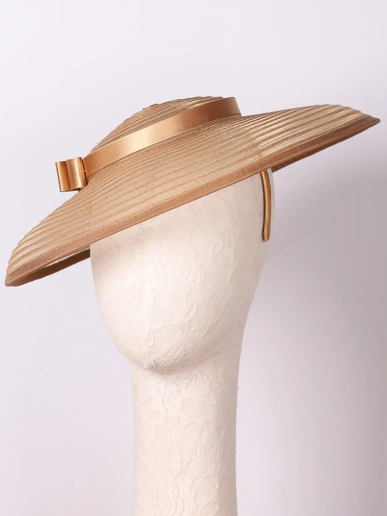 Große Kirche Pillbox Hüte Breite Krempe Fascinator Hüte für Frauen Damen Kentucky Lady Bow Party Kleid Cocktail Hut Hochzeit Braut – Detail 4