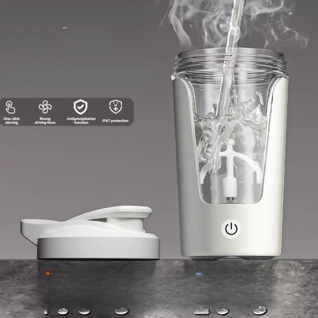 Electric Automatic Mixing Cup Portable Whey Protein Shaker Bottle USB Rechargeable Mini Portable Coffee Cup For Home