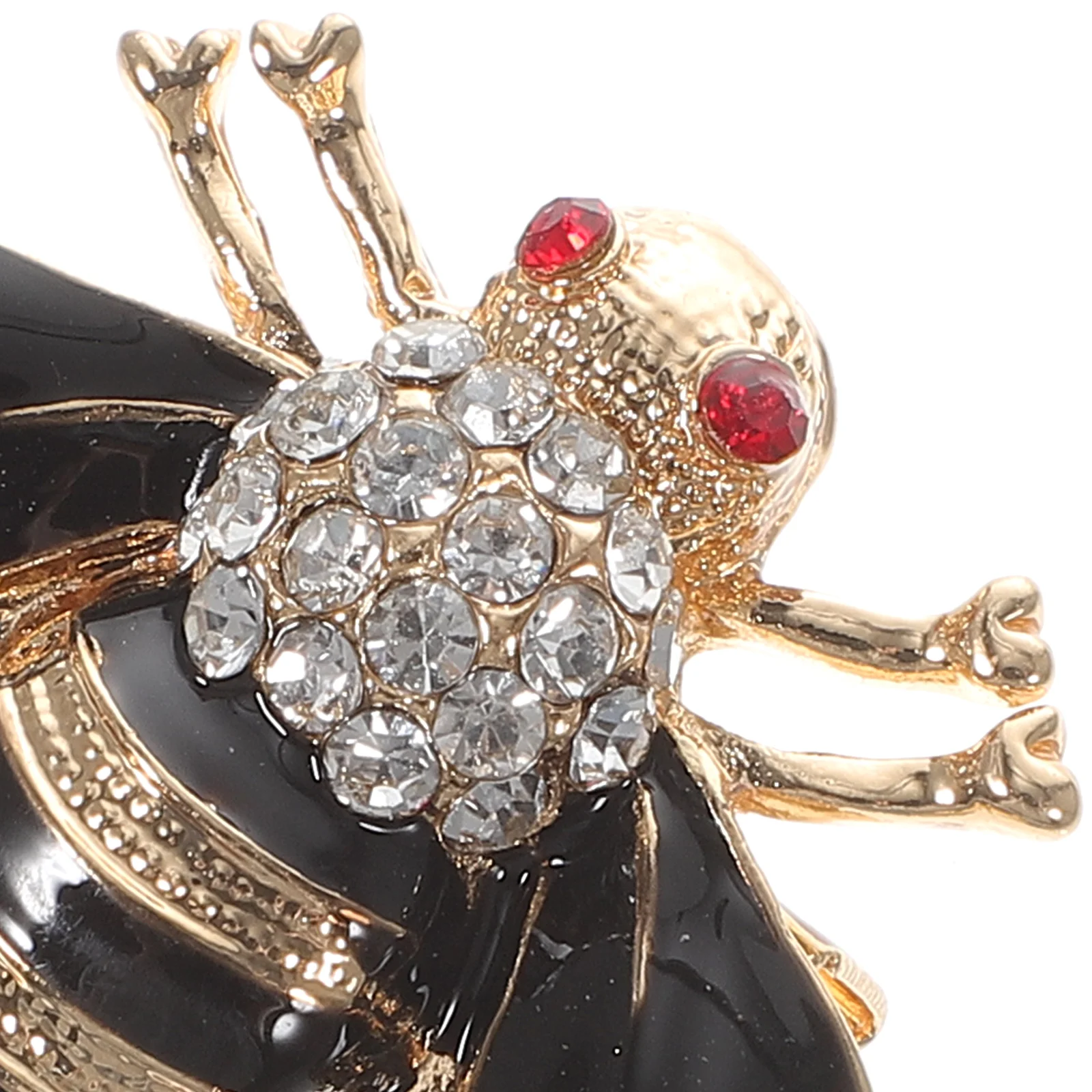 2PCS Lovely Small Bee Brooch Cartoon Bee Shaped Brooch Fashion Bee Breastpin Creative Bee Shaped Female Brooch Delicate Overcoat