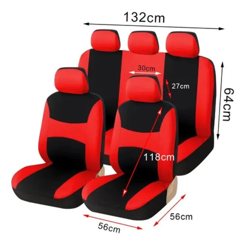 1PCS for Most Cars Truck Van SUV Full Set Airbag Compatible Easy Install Interior Car Seat Covers image 2