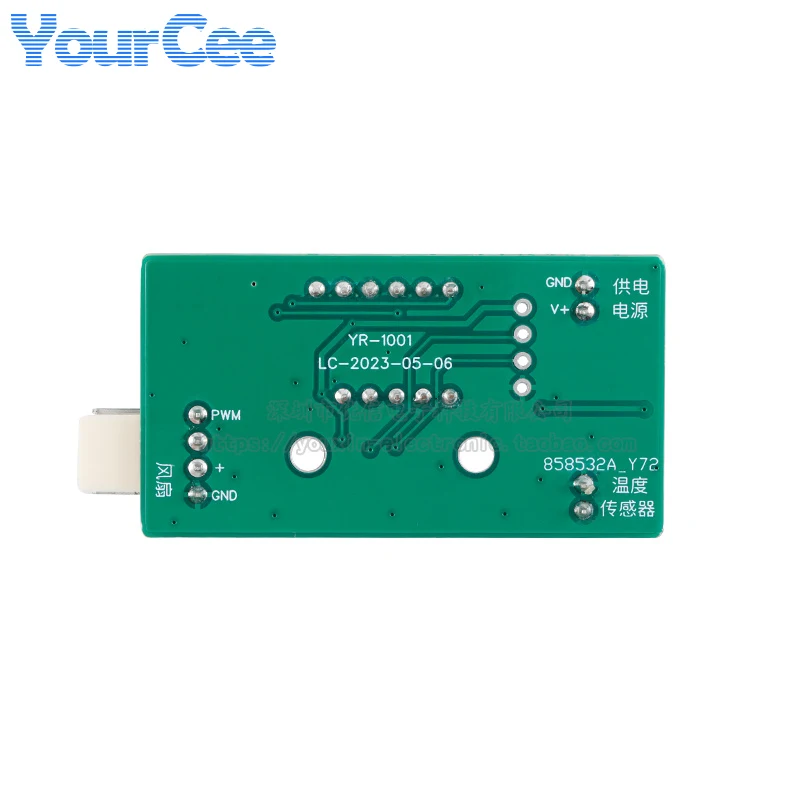 YR-1001 أربعة أسلاك مروحة التحكم في درجة الحرارة سرعة LED التحكم في درجة الحرارة مروحة محافظ متحكم في درجة الحرارة لوحة تركيبية