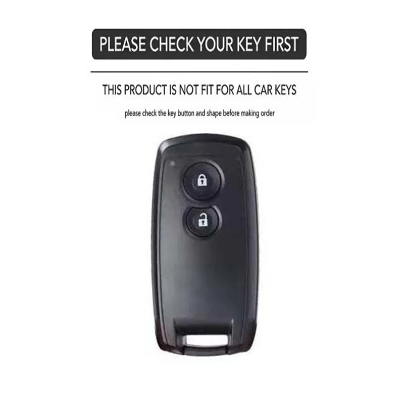 For Suzuki Grand Vitara SX4 S-Cross XL-7 Kuyucha Sch4 Swift 2007-2010 Leather Car Remote Key Case Cover Shell Keyless Holder