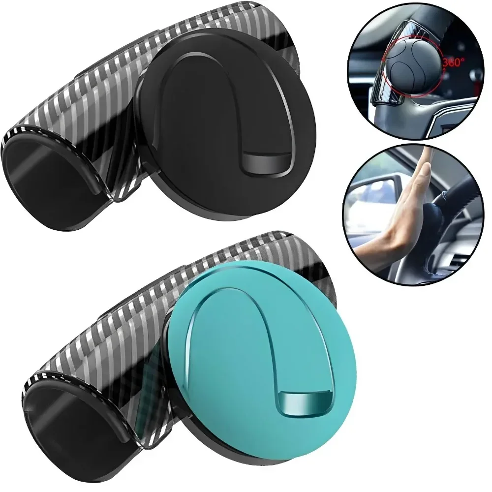 360° Car Steering Wheel Spinner Knob Power Handle Ball Hand Control Assister Grip Turning Helper Auxiliary Booster Strengthener