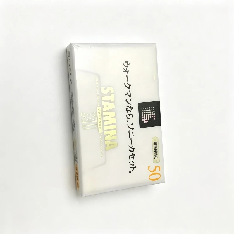 100% Original New For Sony X-II 50min JP 1996 Mid Grade Type II Blank Cassette Sealed For Recording
