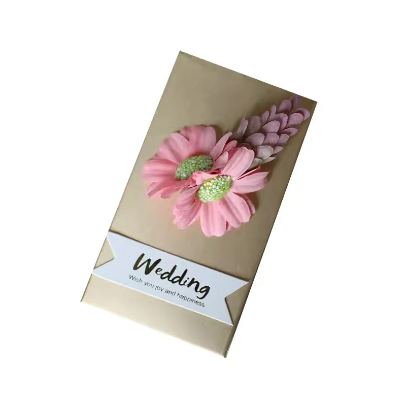 Creative Flower Gift Box,Rectangular Candy Box,Wedding Baby Shower Favors, Gift Bags,Party Supplies, Wholesale