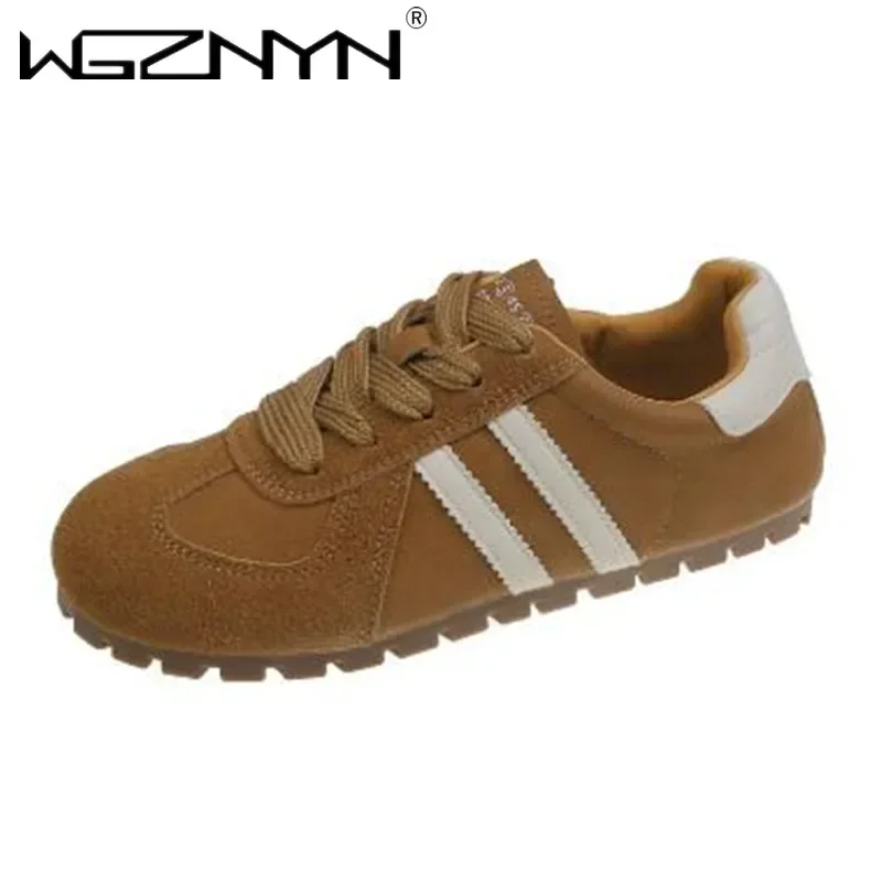 2024 New Spring And Autumned Thick-soled Lightweight Sneakers For Women All-match  Popular Retro Sport Leisure Shoes Hot Sale view 5