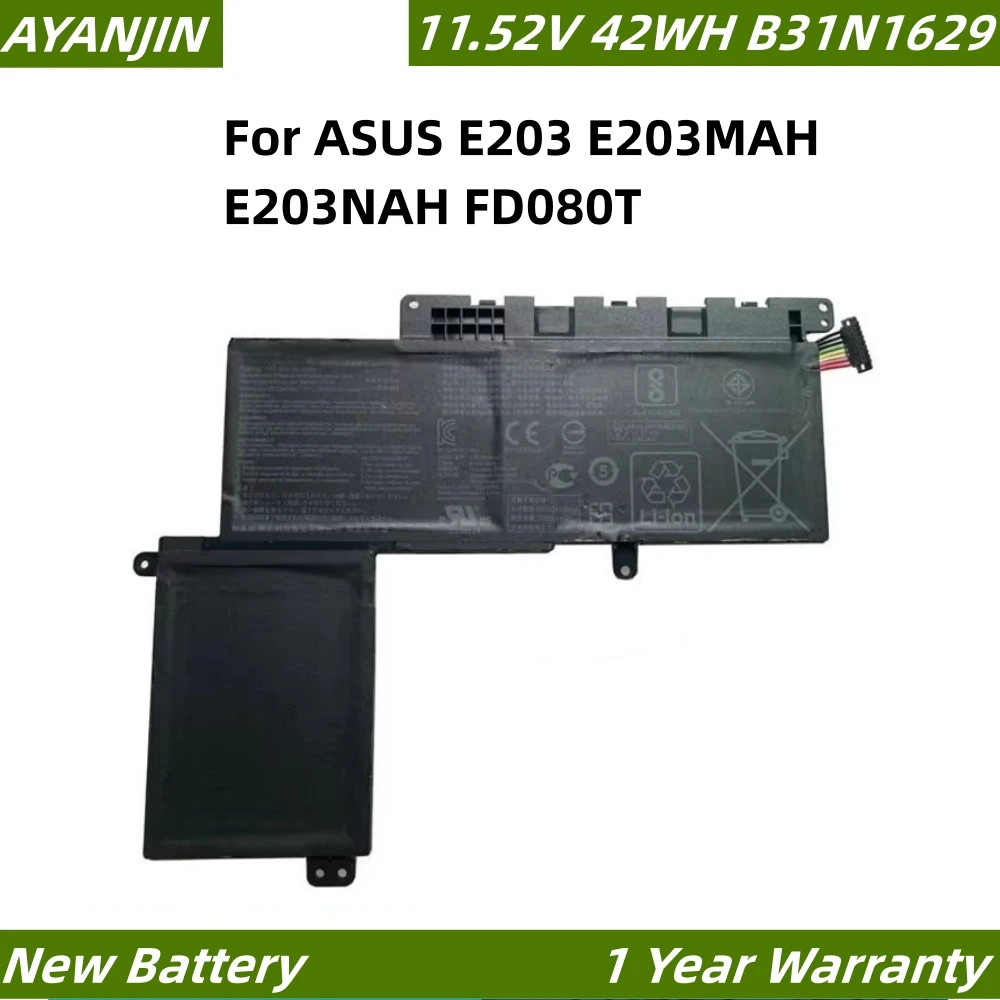 B31N1629 3ICP5/57/81 Laptop Battery 11.52V 3653mAh 42Wh For ASUS E203 E203MAH E203NAH FD080T