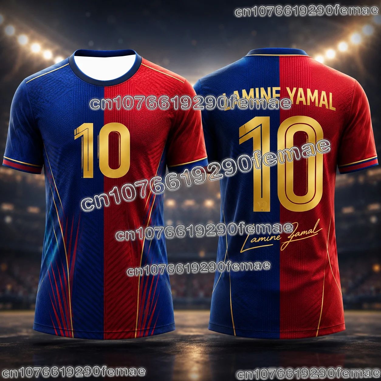 

Hot Selling Summer Lamine Yamal Fashion 3D Printed Fan Commemorative Kids Sports T-Shirt Daily Comfortable Breathable Jersey