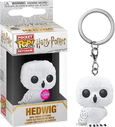 Funko POP Keychain Toy Hermione Granger Dobby Dumbledore Malfoy Ginny Ron Hedwig Snape Voldemort Luna Pocket Pop Key Ring Toy view 3