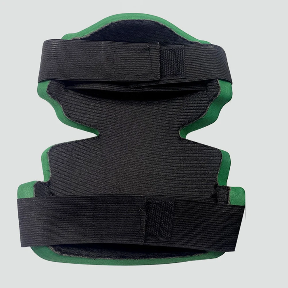 

2Pairs Outdoor Knee Pads Sports Protective Cushioned Pads Soft Adjustable Fit for Gardening Construction Work Pad