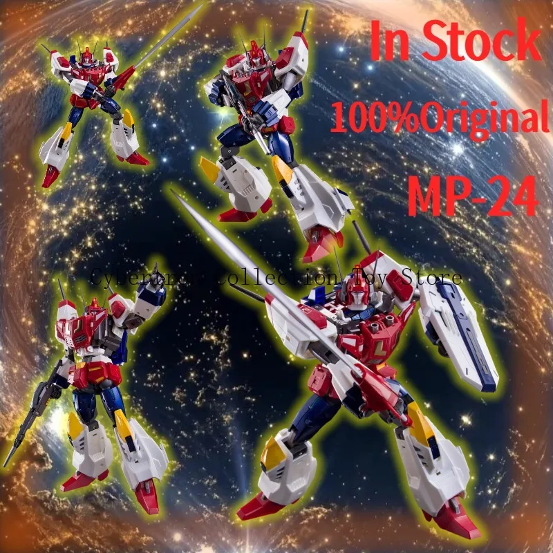 

【In Stock Low Shipping Cost】Transformation Toys Masterpiece MP24 MP-24 Star Saber Official Action Figure