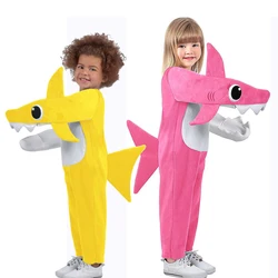 New children's shark costume Halloween shark costume marine animal Baby Sharks shark family party performance costume