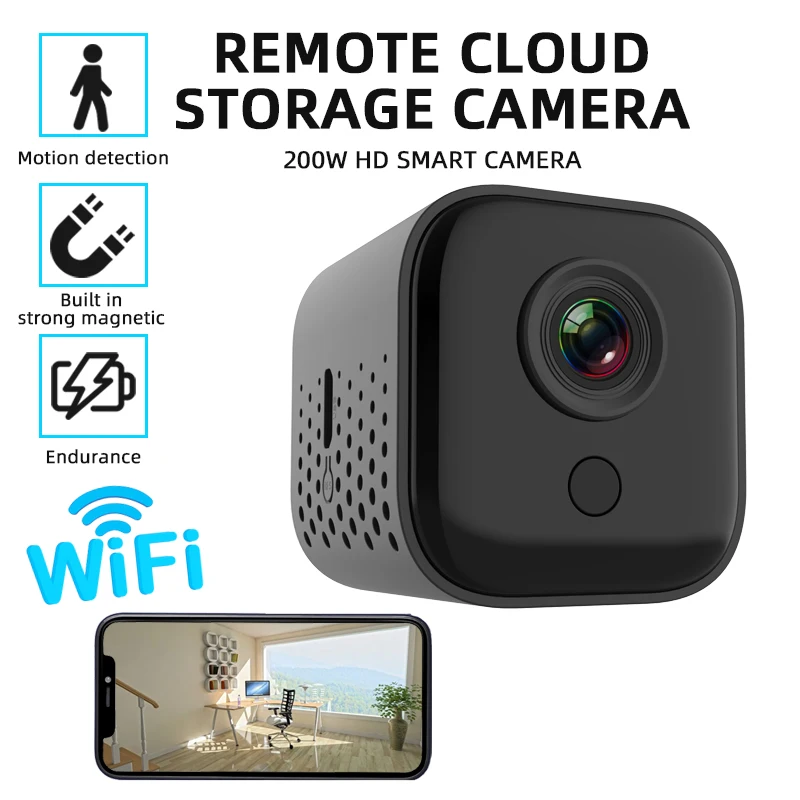 A11 Mini WiFi Camera Wireless Monitoring IP Camera 1080p HD Surveillance Security Micro Camera Indoor 2MP Night Vision IPC1