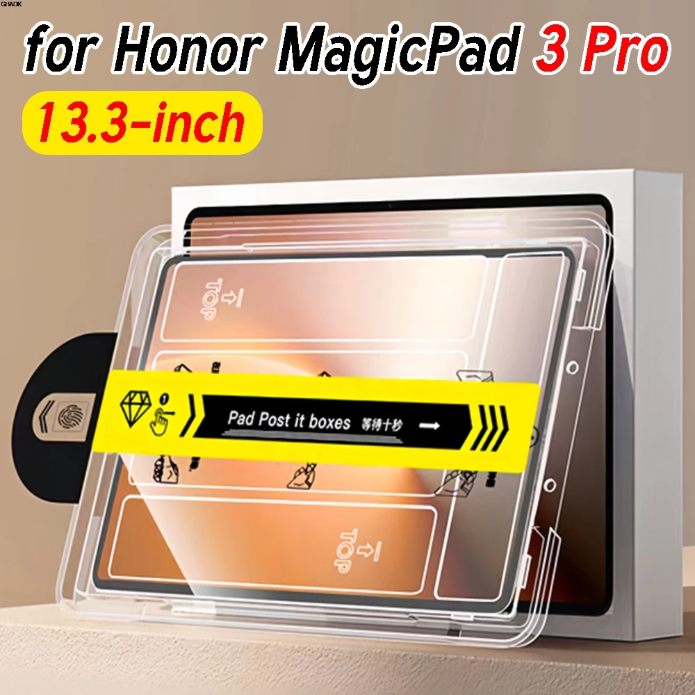 For Honor MagicPad 3 Pro Easy Installation Tempered Glass Screen Protector 13.3 Inch 2025 HD Protective Films for MagicPad 3 Pro