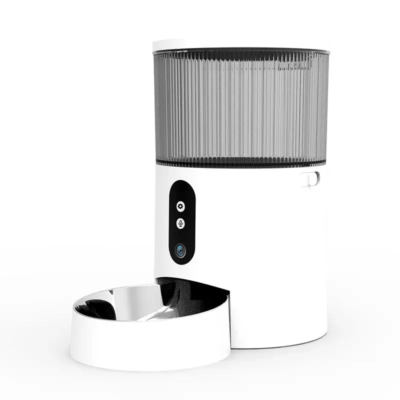 

Remote Control 2 in 1 Automatic Dog Feeder Pet Food Bowls Intelligent Video Voice Monitoring Quantitative Smart Pet Feeder
