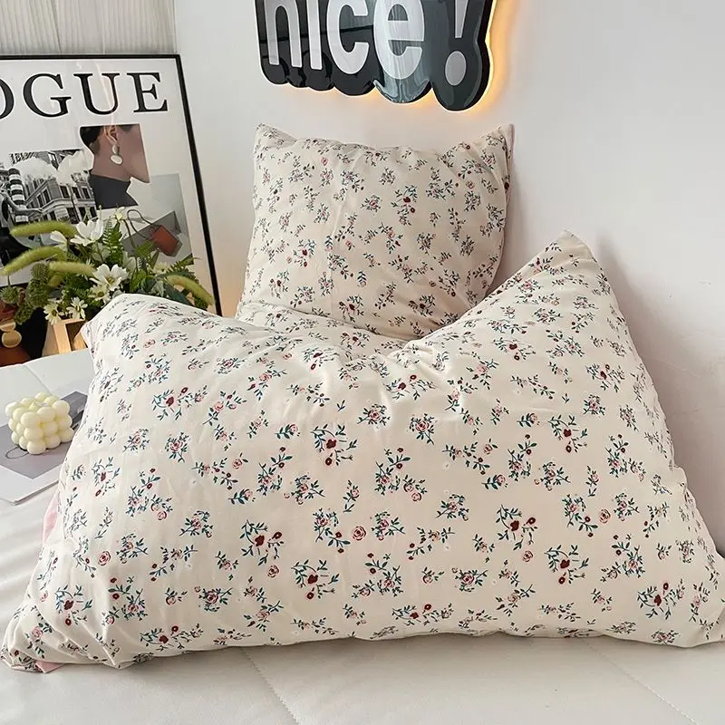 

Floral Style Pillowcase Girls Pillows Cover 48x74cm Cushion Covers funda almohada Printed Pillowslip Rectangular Pillow Case