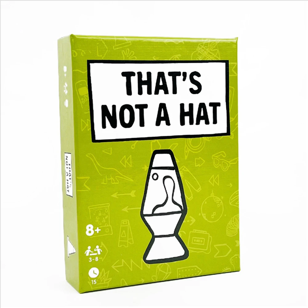 THAT'S NOT A HAT ,Memory Blitz Card Game 3-8 Player ,Engaging Brain-Teasing Party Fun for Family Gatherings and Date Nights