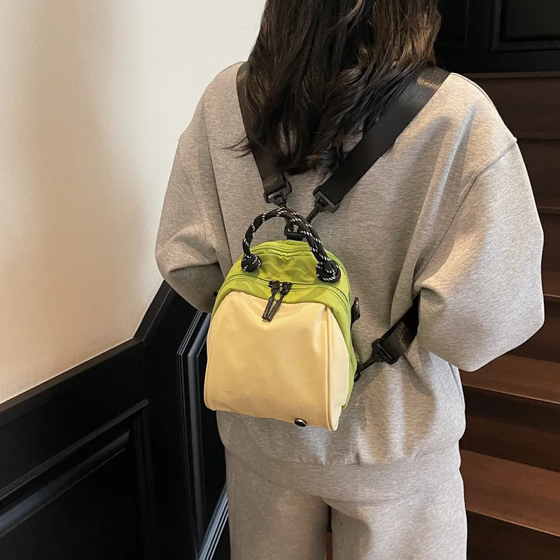 

Маленький женский рюкзак, легкая сумка через плечо для хранения мобильного телефона, повседневная простая женская сумка через плечо