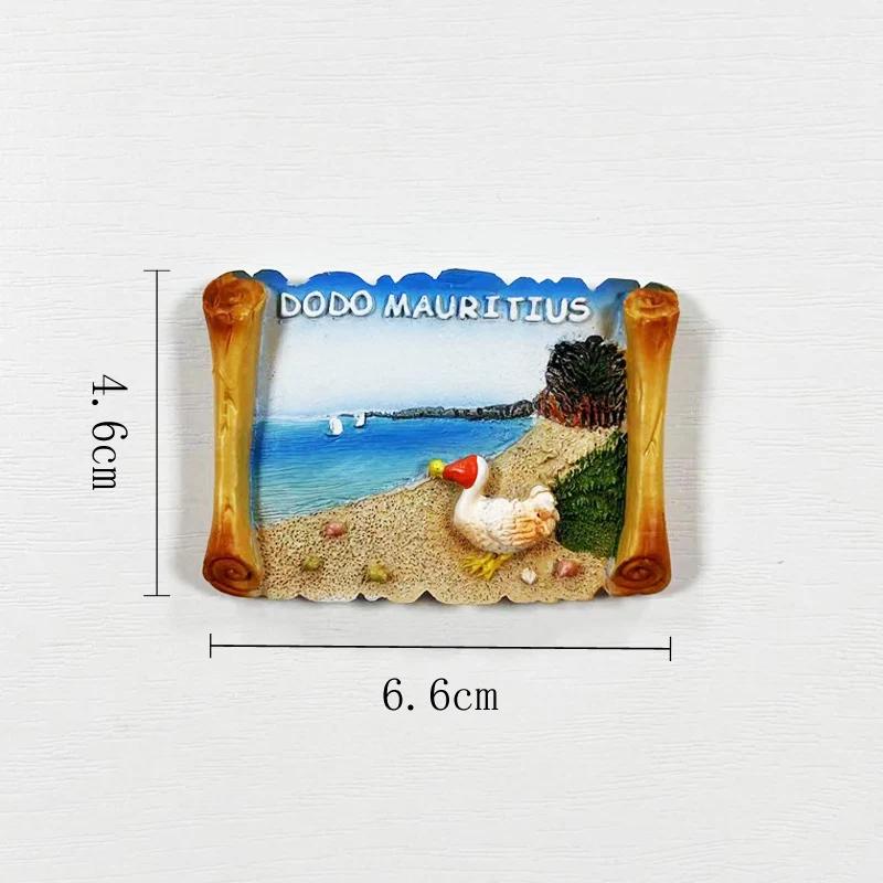 

Dodo tourism souvenirs, 3D magnetic refrigerator stickers, kitchen and home decorations, travel gifts