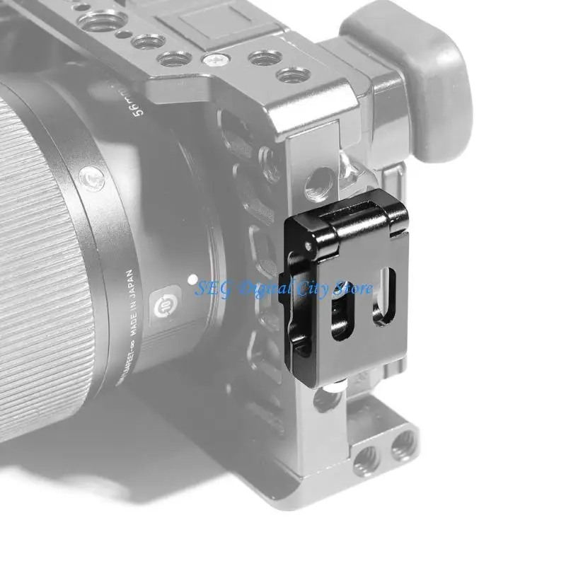 

U75B Camera Cage Cable Clamp Universal Wire Clip for DSLR Camera Monitor Cage HDTV Data Cable Fixed Lock with 1/4inch Thread