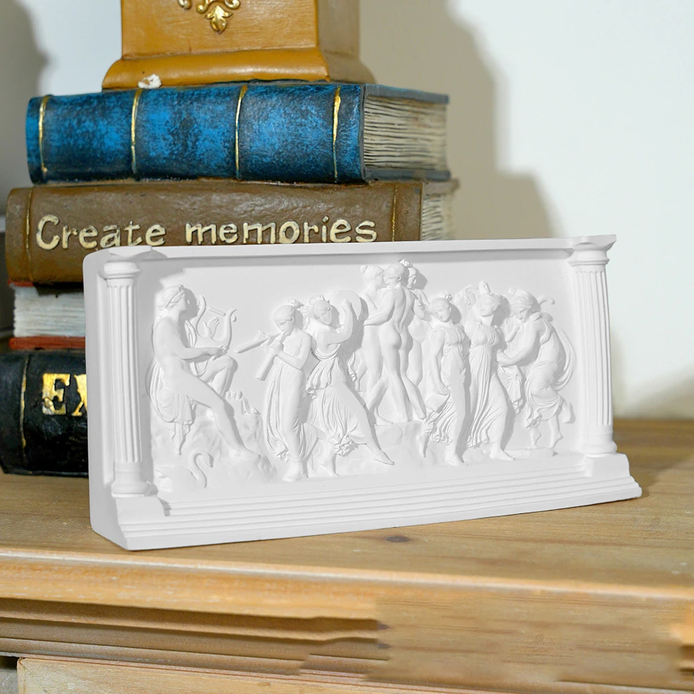 Greek Sketch Statue Classical Mythology Art Sculpture Resin Museum Replica for Home Study Decor Philosophy & Art Lover Gift Idea