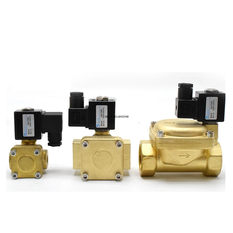 

1/4 дюйма 3/8 дюйма 1/2 дюйма 3/4 дюйма 1 дюйм 1-1/4 дюйма 1-1/2 дюйма 2 дюйма высокого давления 1,6 МПа 0927 нормально закрытый латунный электромагнитный клапан пилотный электромагнитный клапан