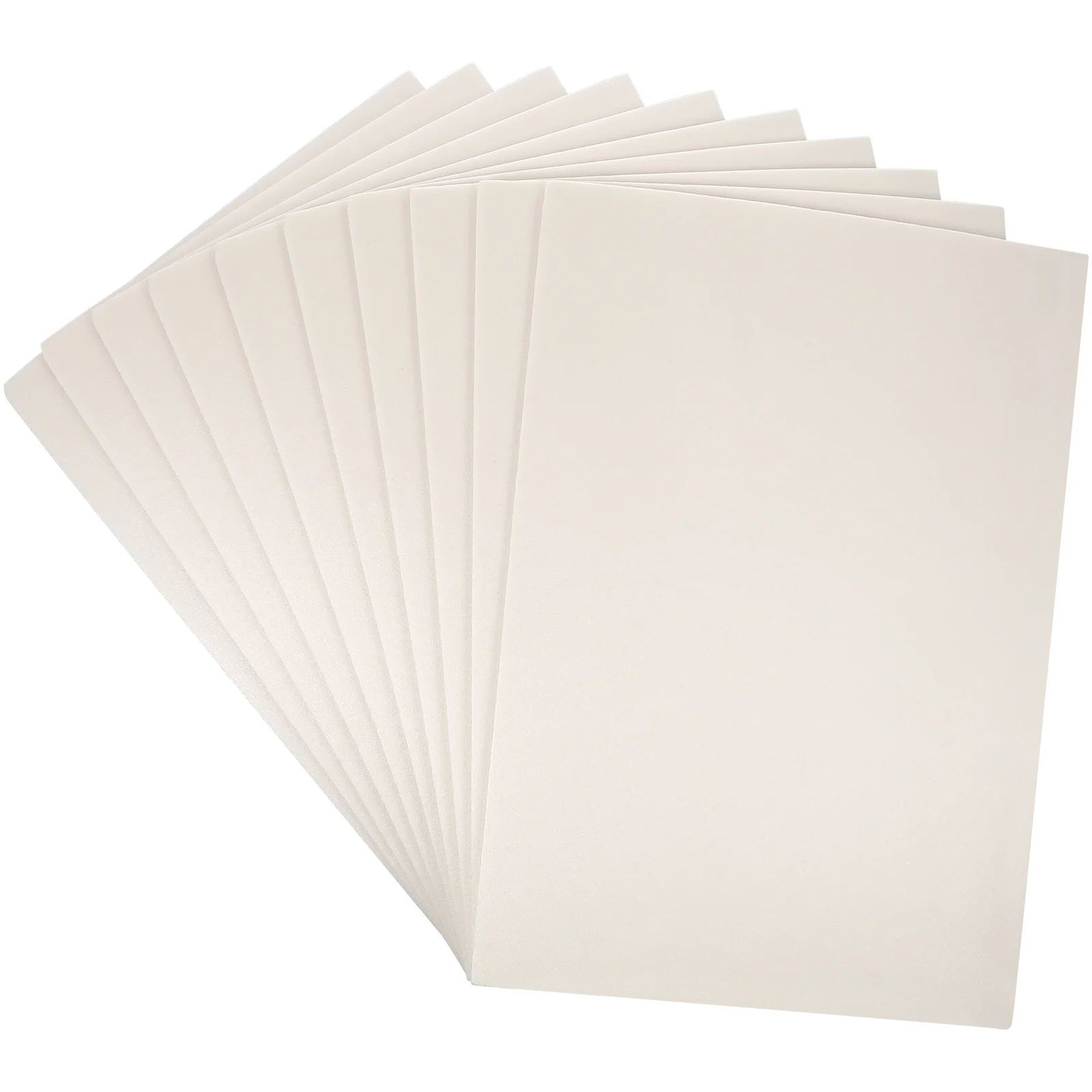 10 Pcs Blow Molded Board Plastic For Craft Poster Paper Blank White Display Boards Handmade