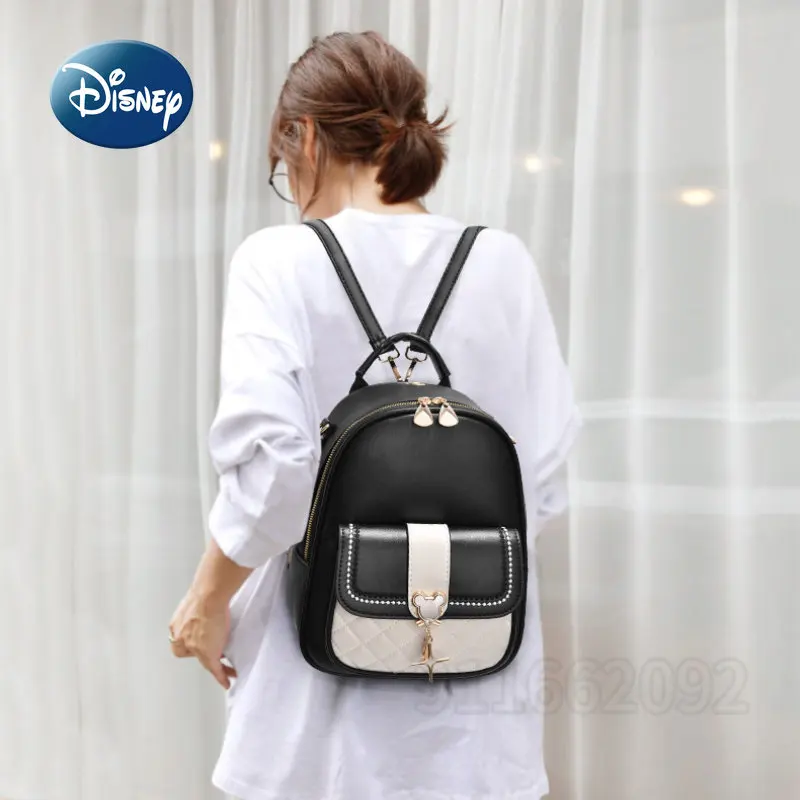 Disney Mickey New Women\'s Backpack Cartoon Fashion Women\'s One Shoulder Crossbody Bag Mini Fashion Leisure Travel Backpack