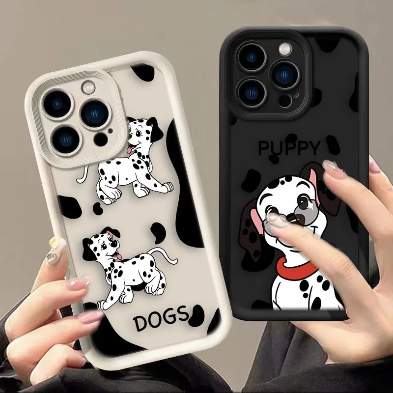 

Cute Dalmatian Dog Phone Case For Googel PIXEL 7 7A 8 8A 9 9A 10 PRO XL Colours Soft Silicone Case DIY Shell Funda Capa Cover