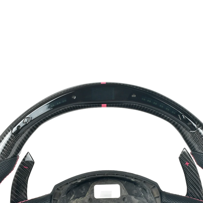 Car Customized Carbon Fiber Car Steering Wheel Fit For Audi A3 A4 A5 A6 A7 Q3 Q5 Q7 2012 2013 2014 2015 2016