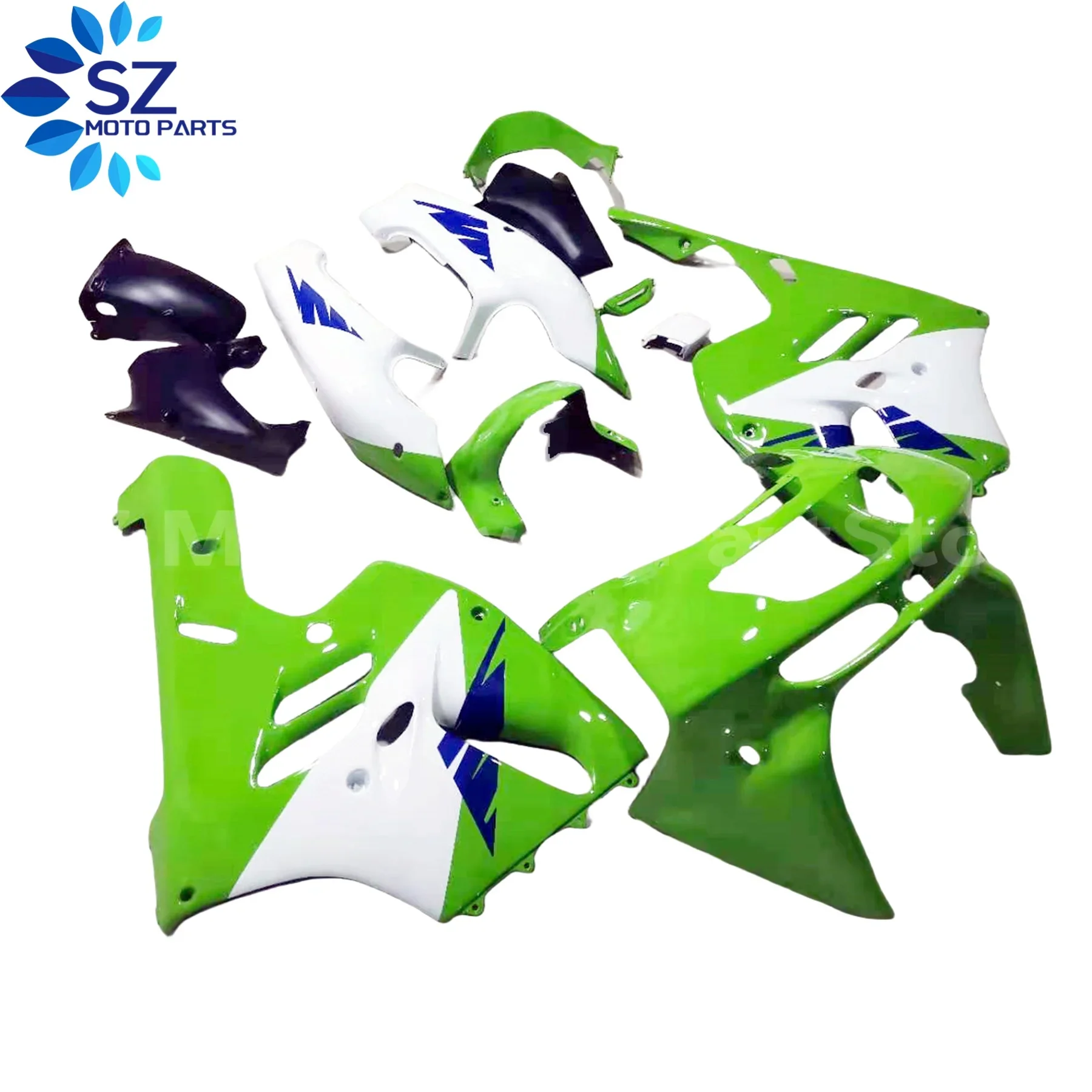 الهدايا المجمعة ABS دراجة نارية مجموعة لكاواساكي ZX9R 1994-1997 ZX 9R 94 95 96 97 ZX-9R 1994 1995 1996 1997 مجموعة انسيابية الدراجات النارية #3