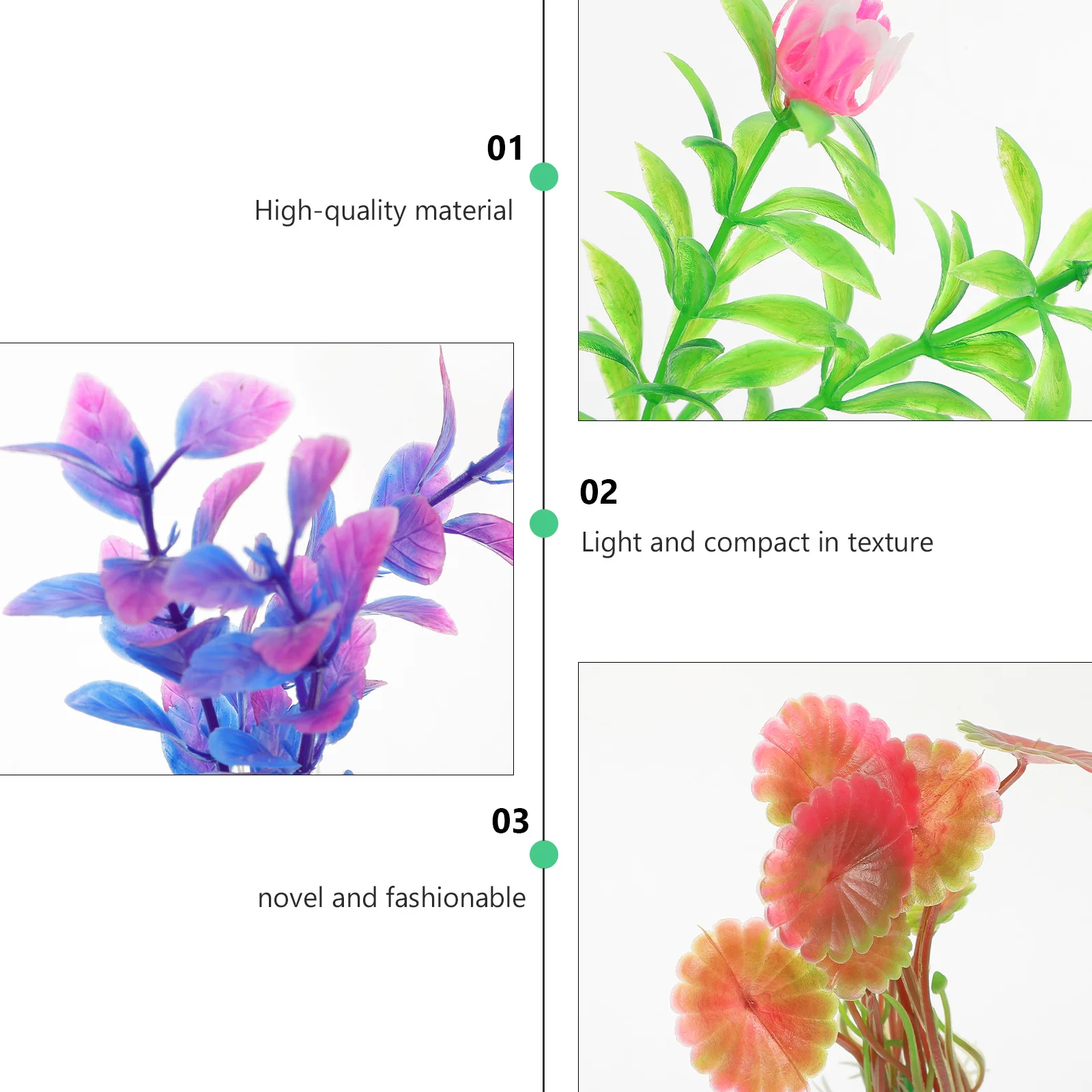 

1Set Turtle Climbing Platforms Simulation Lawn Durable Plastic Basking Platform Aquarium Decors Reptile Resting Terrace