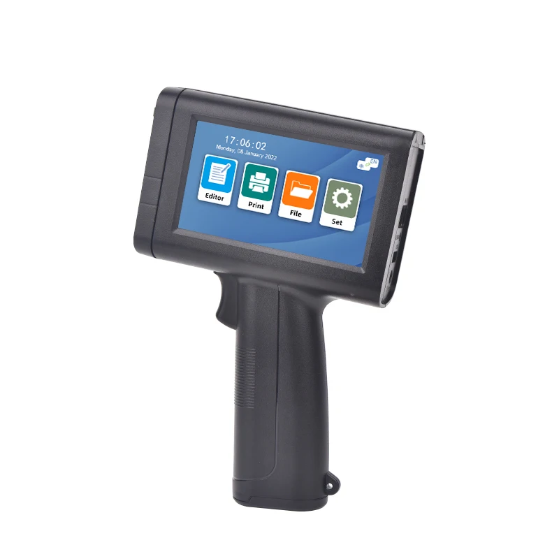

Newly upgraded handheld multilingual 1-inch 25.4mm inkjet printer with 4.3-inch touch screen HD 600DPI for various industries