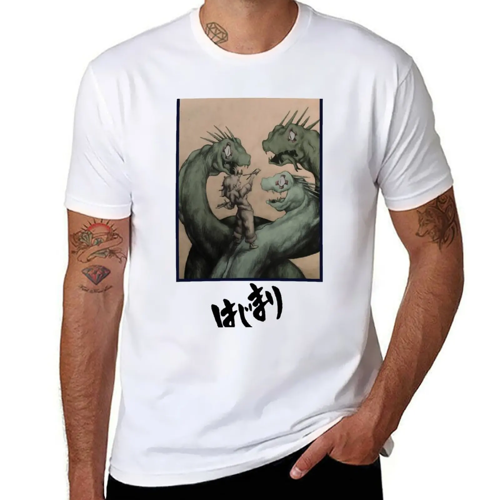 

Three-Headed Kaiman - DOROHEDORO T-Shirt funny t shirts cotton anime t shirts oversize T-Shirt