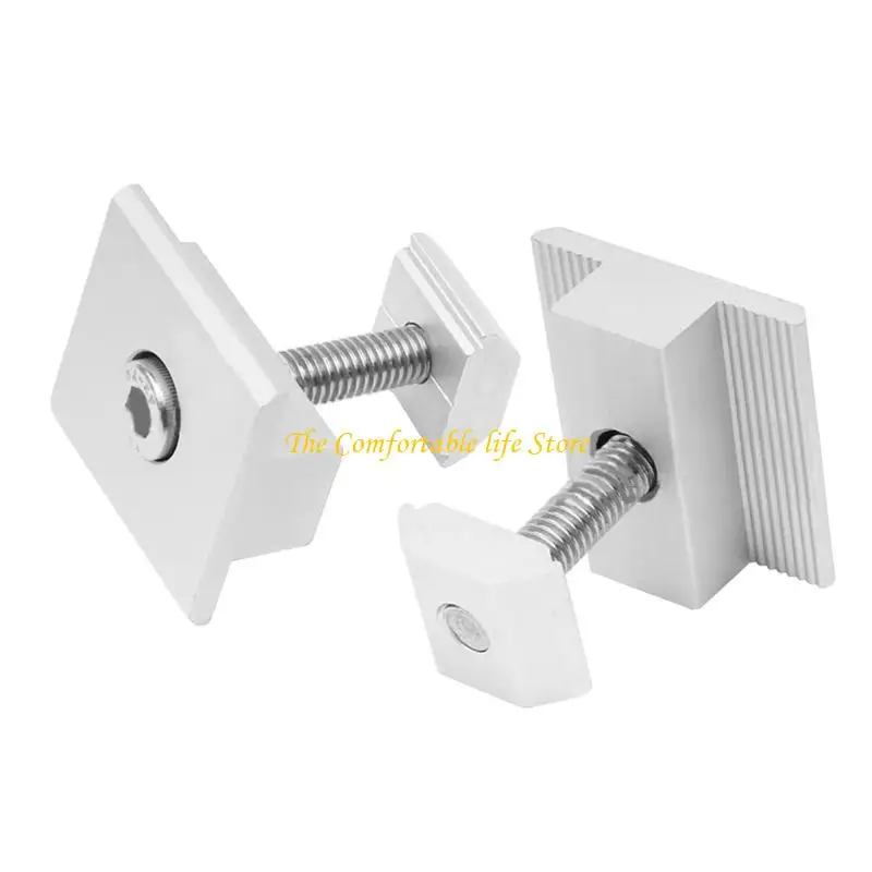 

A9LA Solar Panel Clamps 30/35/40/45mm Solar Panel Bracket Aluminium Mounting Accessories Aluminum Solar Clamp