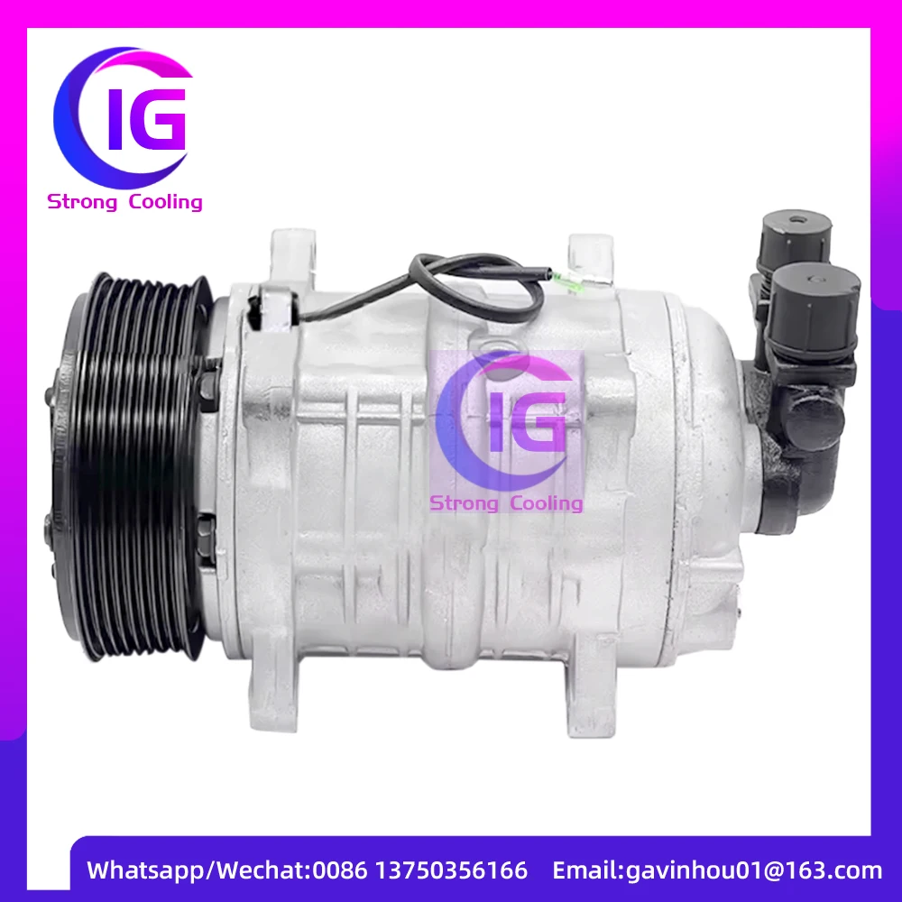 

Компрессор кондиционера переменного тока 12 В 24 В для тяжелых условий эксплуатации Valeo TM-16 TM16 120 мм 8GR 435-56120 10356120 488-46120 2521195 8800022