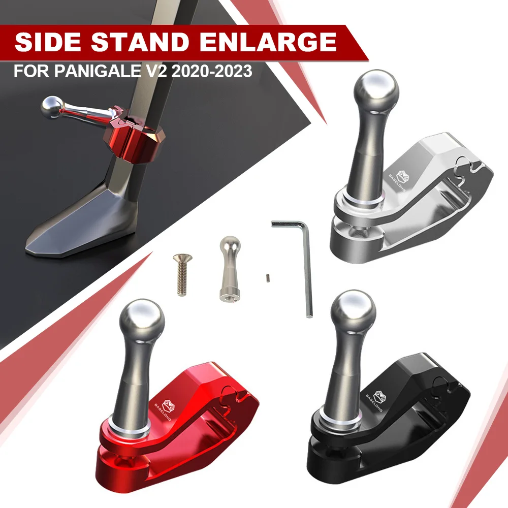 

Parts For Ducati Streetfighter For Ducati Panigale V2 2020-2021-2022-2023 Side Stand Pad Plate Kickstand Motorcycle Accessories