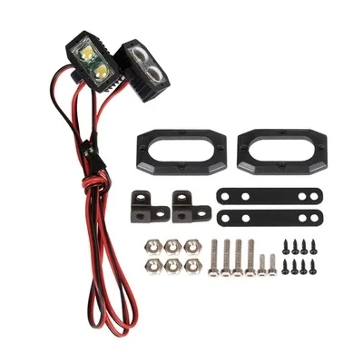 RC Heldere LED Verlichting Koplamp Spotlight voor 1/10 RC Auto Crawler Axiale Traxxas TRX4 TRX6 SCX10 90046 AXI03007 Wraith Gen8 VS4-10
