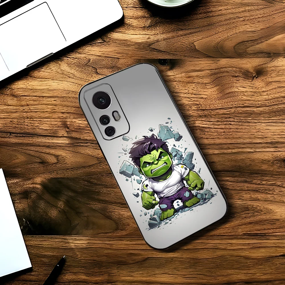 Cartoon G-Giant H-Hulk Phone Case For Xiaomi 11 Redmi Note 11 5G 8T 9A 9 10T Note8Pro Note9 12SUltra Black Case