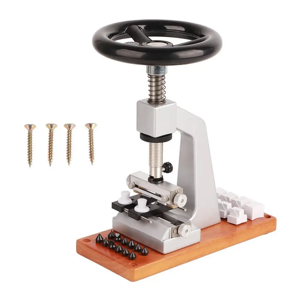 

5700 Watch Case Opener 5700# Bench Watch Case Opener With wood Base Watchmaker Repair Tool for Rolex / Tudor Watch Case Remover