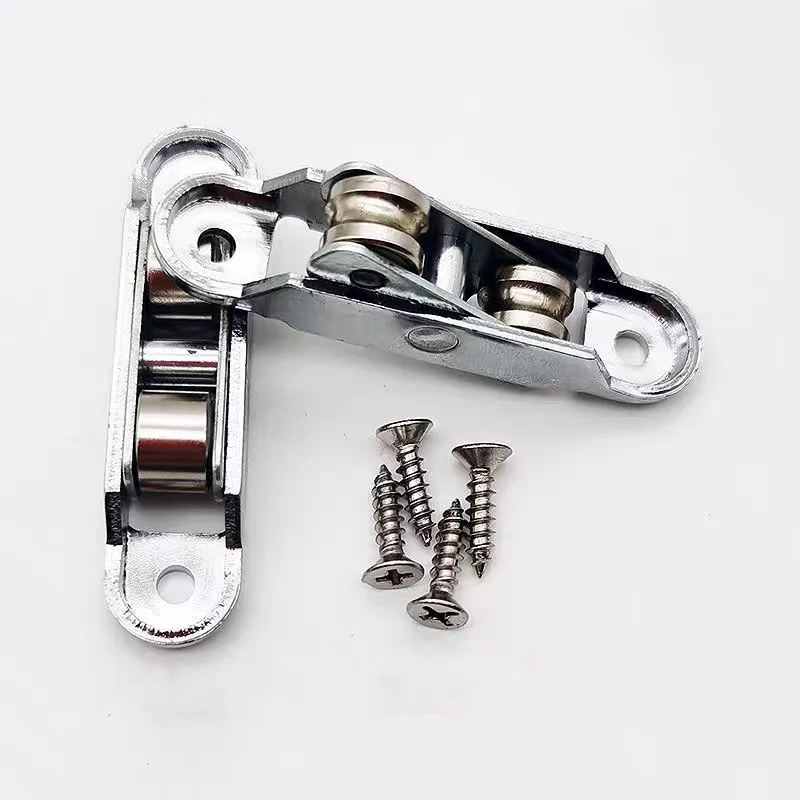 Poleas de ventana, herramientas de montaje de rodamiento silencioso, ruedas de aleación de Zinc, ranura en U, herrajes de pista de rodillo de puerta corredera de alta resistencia, 1-10 Uds.