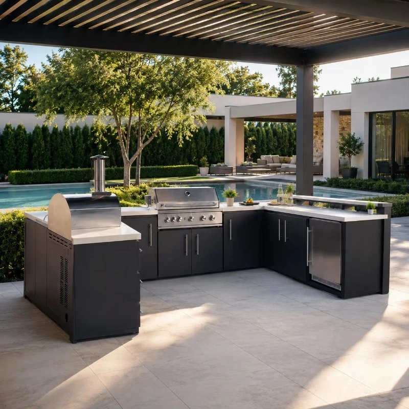 Stainless steel outdoor kitchen cabinet weatherproof modern kitchen cabinet outdoor kitchen cabinet