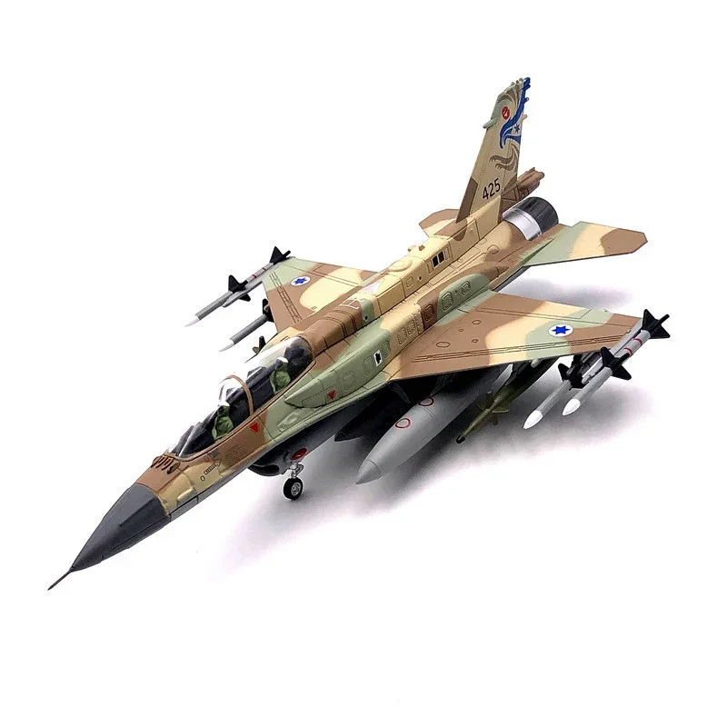 F16 Plane model Toy 1:72 Scale F-16I Sufa Fighter Model Diecast Alloy Plane Aircraft Model Toy Static For Collection