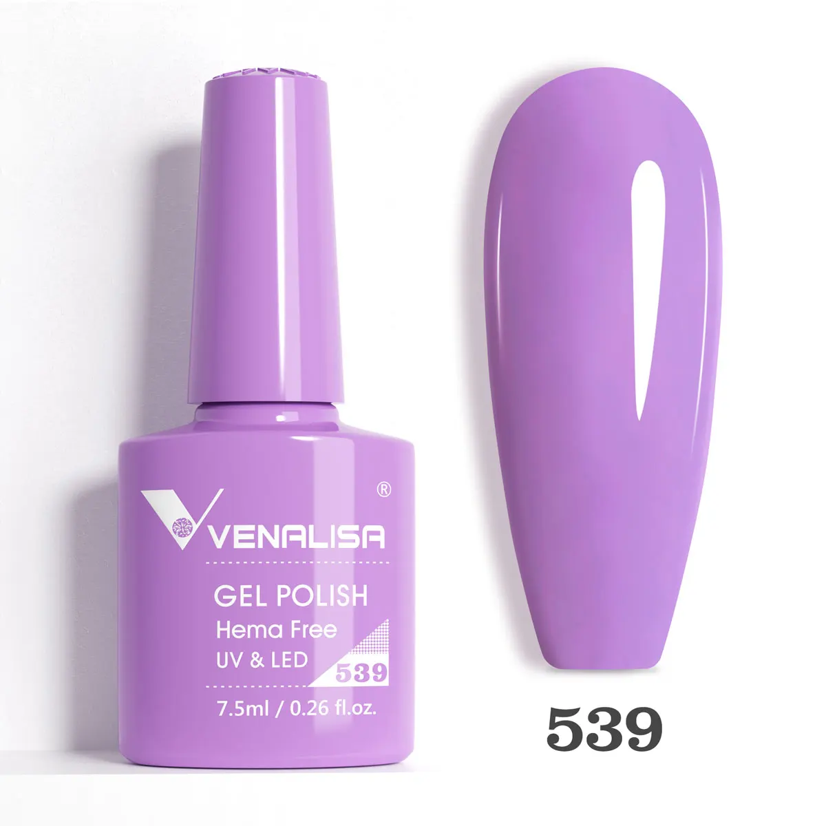 Venalisa HEMA TPO FREE Nagel-Gel-Nagellack, glitzernd, wunderschön, vollständige Abdeckung, Soak Off UV-LED, French Nail Jelly Pink Nude Collection