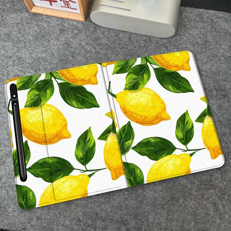 

Fruit Lemon Pomelo Color For Samsung Galaxy Tab S10 S9 S8 S7 FE Lite Soft Flexible Support Tablet Case Gift