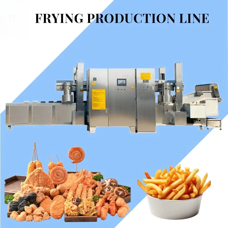 Intelligent Automatic High-volume French Fries and Fried Snacks Production Line Fried Chicken Production Line