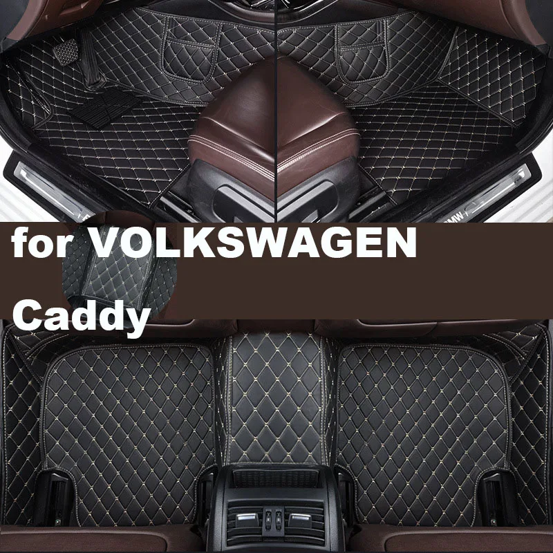 Car Floor Mats for VOLKSWAGEN Caddy  2014-2019  Accessories Customized Auto Carpets